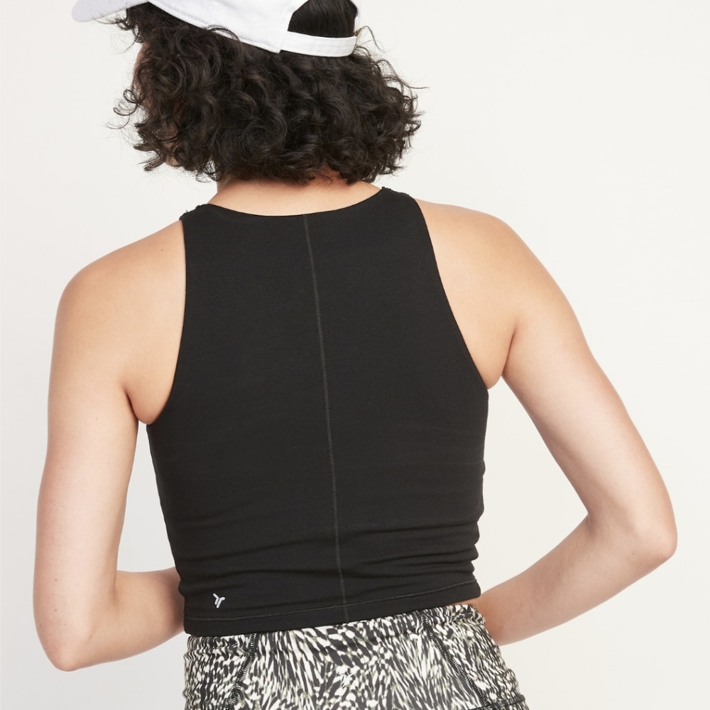 NWT Old Navy Light Support PowerChill Longline Sports Bra Tank - Picture 9 of 13